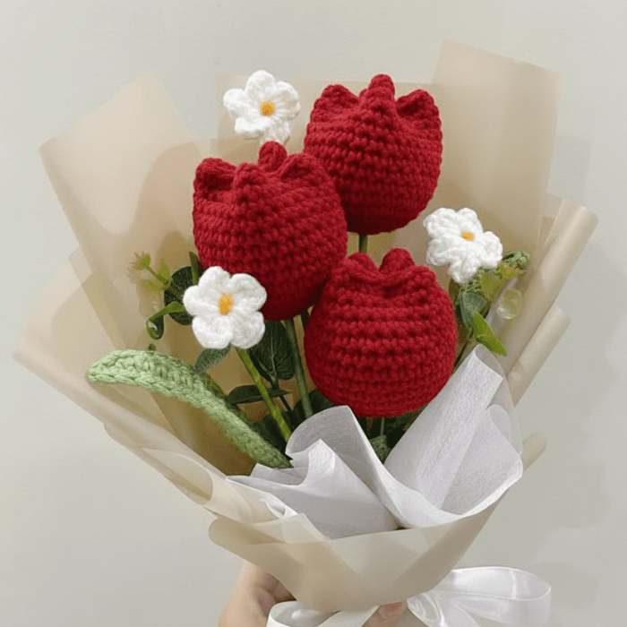 The "Everlasting Bloom" Artisan Tulip Bouquet