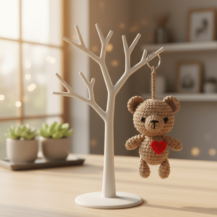 The Cuddle-Loop Teddy: A Hand-Stitched Pocket Friend